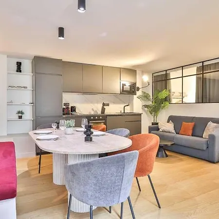 Beautifully & Design For 10p - 5min From The Marais Apartamento