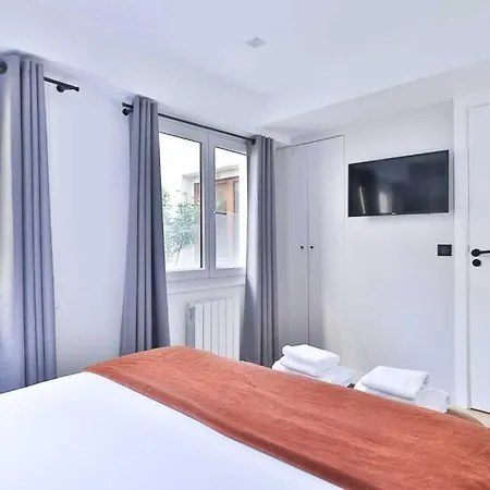 Apartmán Beautifully & Design For 10p - 5min From The Marais