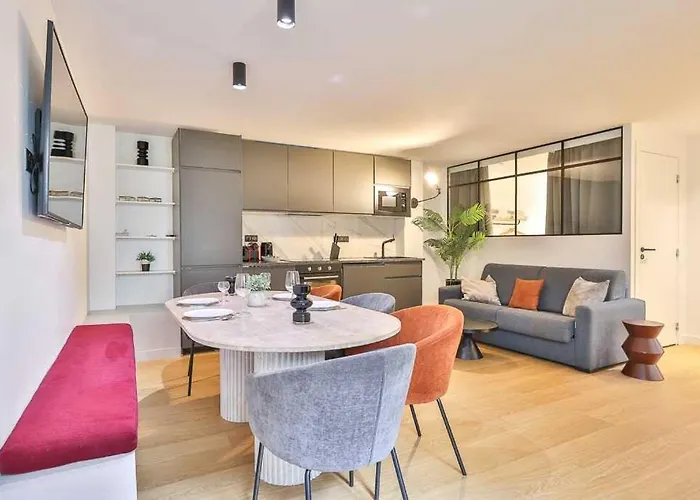 Beautifully & Design For 10p - 5min From The Marais Apartamento